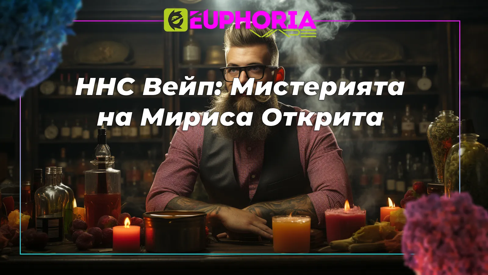 HHC пълнител от марката EEuphoria за вейпинг, показващ високо качество и иновативен дизайн на продукта.