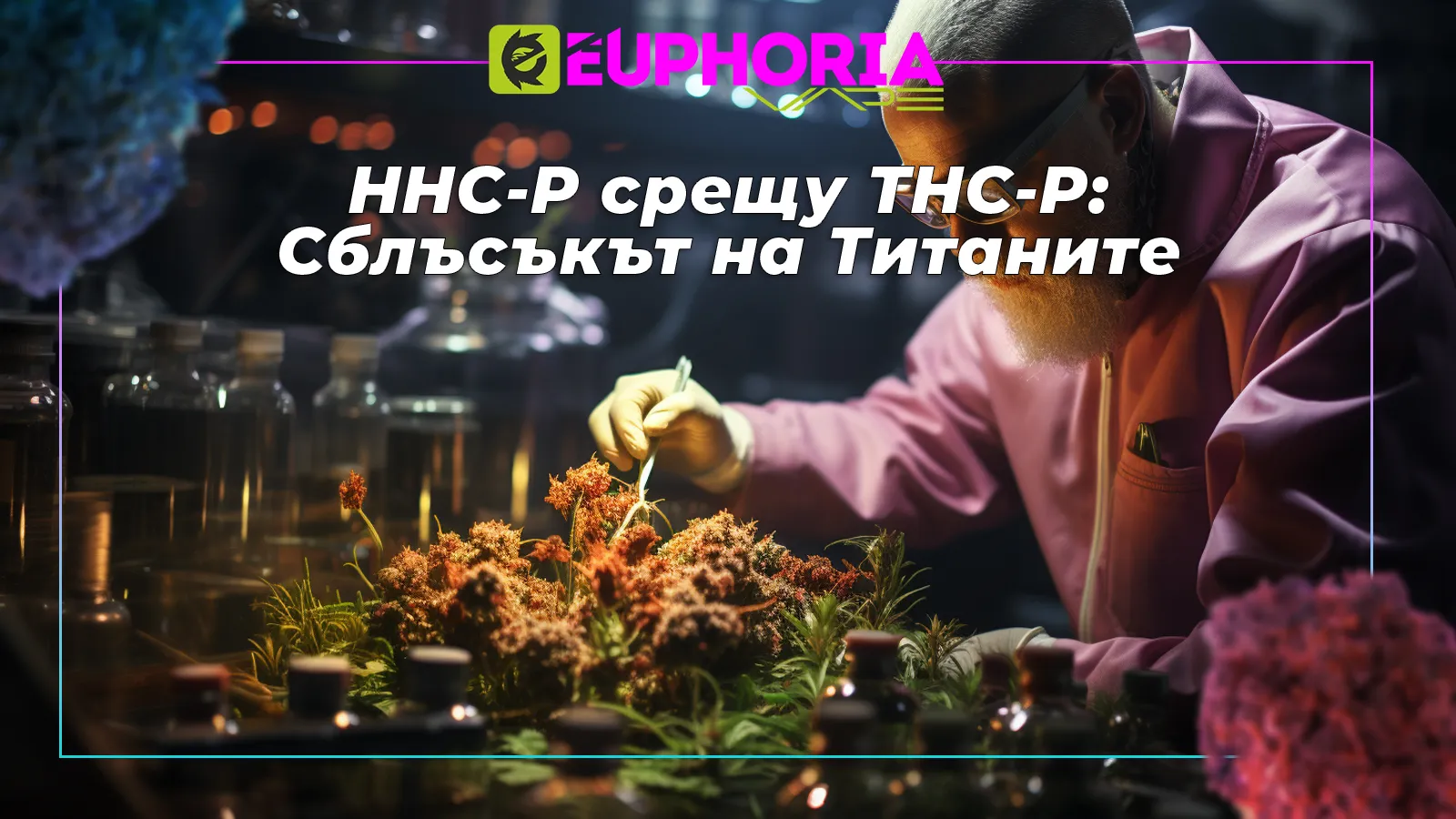 Лабораторен анализ на HHC-P и THC-P канабиноиди от Е-Euphoria