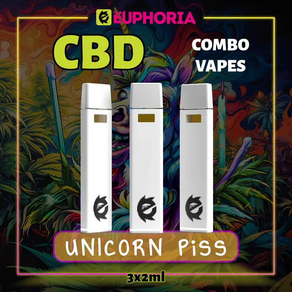 EEuphoria CBD вейп устройство с пълнител, съдържащ висококачествени канабиноиди и ароматен екстракт.