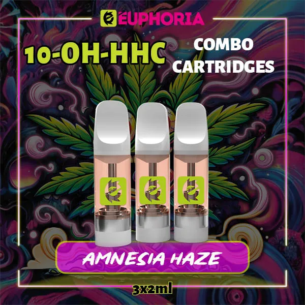 10-OH-HHC пълнители Amnesia Haze 3x2 мл от E-Euphoria