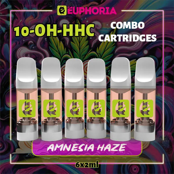 10-OH-HHC пълнители Amnesia Haze 6x2 мл от E-Euphoria