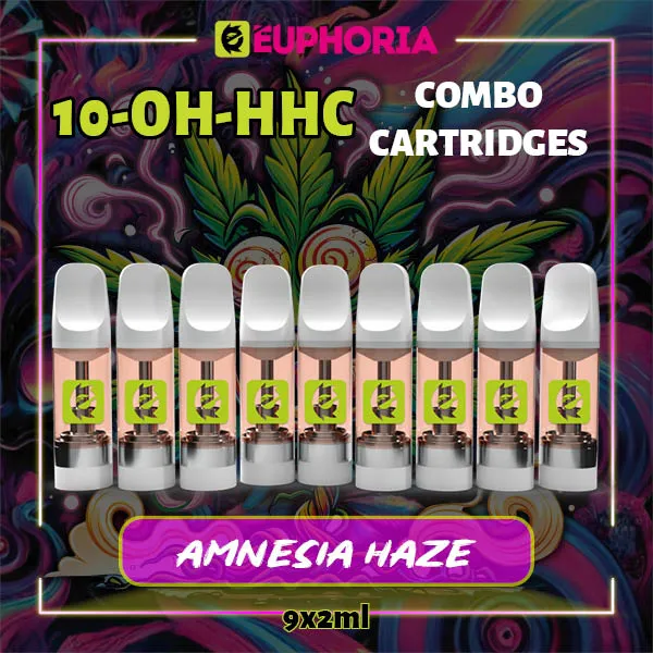 10-OH-HHC пълнители Amnesia Haze 9x2 мл от E-Euphoria