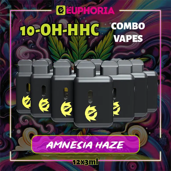 10-OH-HHC Vape Amnesia Haze 3 мл – 12 броя