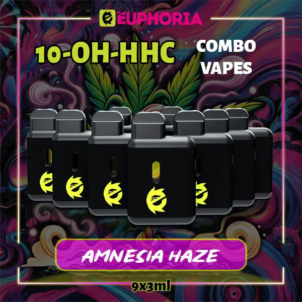 10-OH-HHC Vape Amnesia Haze 3 мл – 9 броя