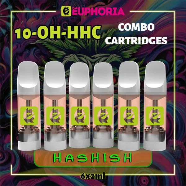 Комбо 6 10-OH-HHC пълнителя Hashish от E-Euphoria, 6x2мл