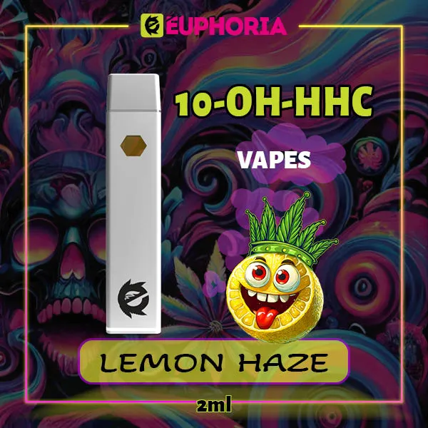 10-OH-HHC Lemon Haze вейп устройство от E-Euphoria, 2мл