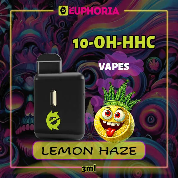 10-OH-HHC Vape Lemon Haze 3 мл – 1 брой