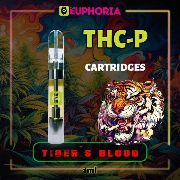 THC-P пълнител Tiger's Blood от E-Euphoria, 1x1мл