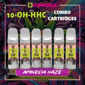 10-OH-HHC Вейп Пълнител 2 мл. x 6 Amnezia Haze 95%