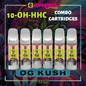 10-OH-HHC Вейп Пълнител 2мл x 6 OG Kush 95%