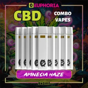 CBD Вейп x 9 Amnezia Haze 60%