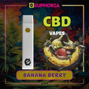 CBD Вейп Banana Berry 60%