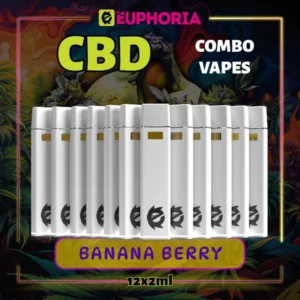 CBD Вейп x 12 Banana Berry 60%