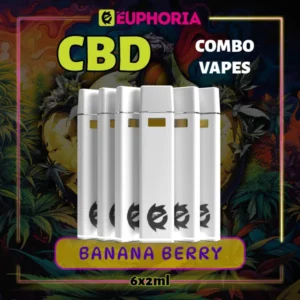 CBD Вейп x 6 Banana Berry 60%