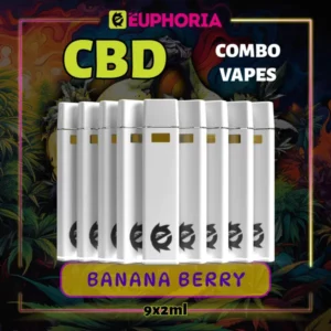 CBD Вейп x 9 Banana Berry 60%