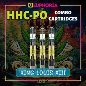 HHC-PO Вейп Пълнител 1мл x 3 King Louis XIII