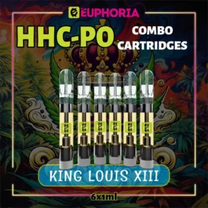 HHC-PO Вейп Пълнител 1мл x 6 King Louis XIII