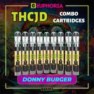 THCJD Вейп Пълнител 1мл x 9 Donny Burger 95%