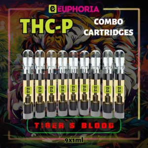 THC-P Вейп Пълнител 1мл x 9 Tiger’s Blood 95%